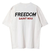 Saint Michael Cartoon Printed Vintage Washed T-Shirt